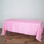 Polyester 72"x120" Rectangle Tablecloth Pink - Durable and Stylish Table Cover