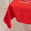Lamour Satin 54"x54" Table Overlay Square Tablecloth Red - Durable & Silk-Like Table Cover