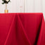 Polyester 90"x132" Rectangle Tablecloth Wine - Seamless Wrinkle-Resistant Table Cover