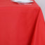 Polyester Square 70"x70" Tablecloth Red - Wrinkle-Resistant & Durable Table Cover
