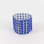10 Pack Rhinestone Napkin Rings with Velcro Brooch Buckle Royal Blue - Stylish Design for Chair Sashes