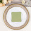 20 Pack Linen-Like Paper 5"x5" Napkins Sage Green - Highly Absorbent Airlaid Napkins