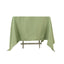 Premium Polyester Square Tablecloth 70"x70" Sage Green 220GSM Wrinkle-Resistant Table Cover