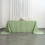 Polyester 90"x156" Rectangle Tablecloth Sage Green - Seamless Wrinkle-Resistant Table Cover