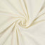 Spandex 30" Round Cocktail Table Cover Skirt Ivory With Natural Wavy Drapes