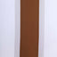 8ft Cinnamon Brown Spandex Fitted Open Arch Wedding Arch Cover, Double-Sided U-Shaped Backdrop Slipcover