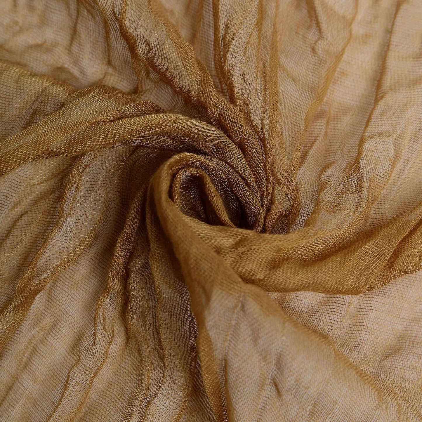 5 Pack Gauze Cheesecloth 24"x19" Napkins Taupe Reusable Dinner Napkins