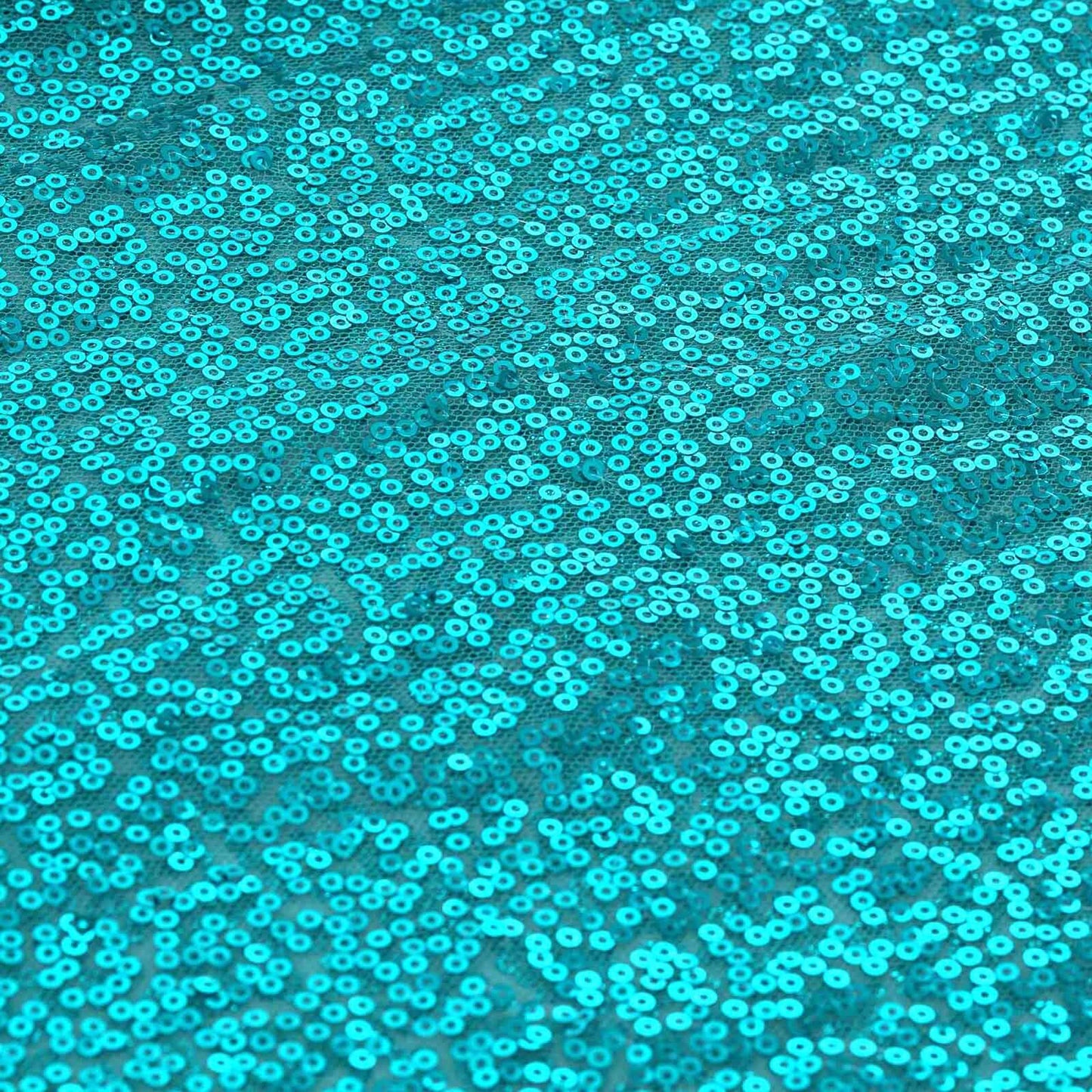 Sequin 12"x108" Table Runner Turquoise - Glittering Design