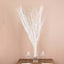 6-Pack Natural Birch Tree Branches 46" White - Versatile Extra Long Decorative Dried Willow Twigs Sticks for Vase Centerpiece Wedding Decor