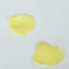 500-Pack Rose Petals Round Design Yellow Silk Confetti - Decorative Scatters for Tables and Floors