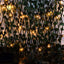 25ft Warm White Connectable Hanging Outdoor or Indoor String Lights, Waterproof 120V With 28 Incandescent Glass Light Bulbs