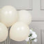25 Pack 12" Matte Pastel Beige Helium Air Latex Party Balloons