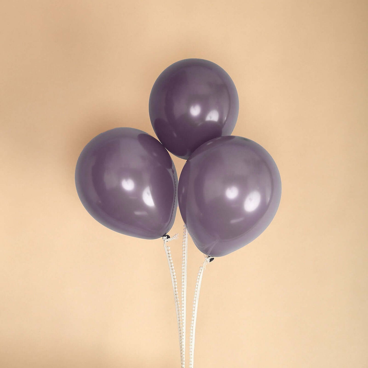 25 Pack 10" Matte Pastel Violet Amethyst Helium Air Latex Balloons