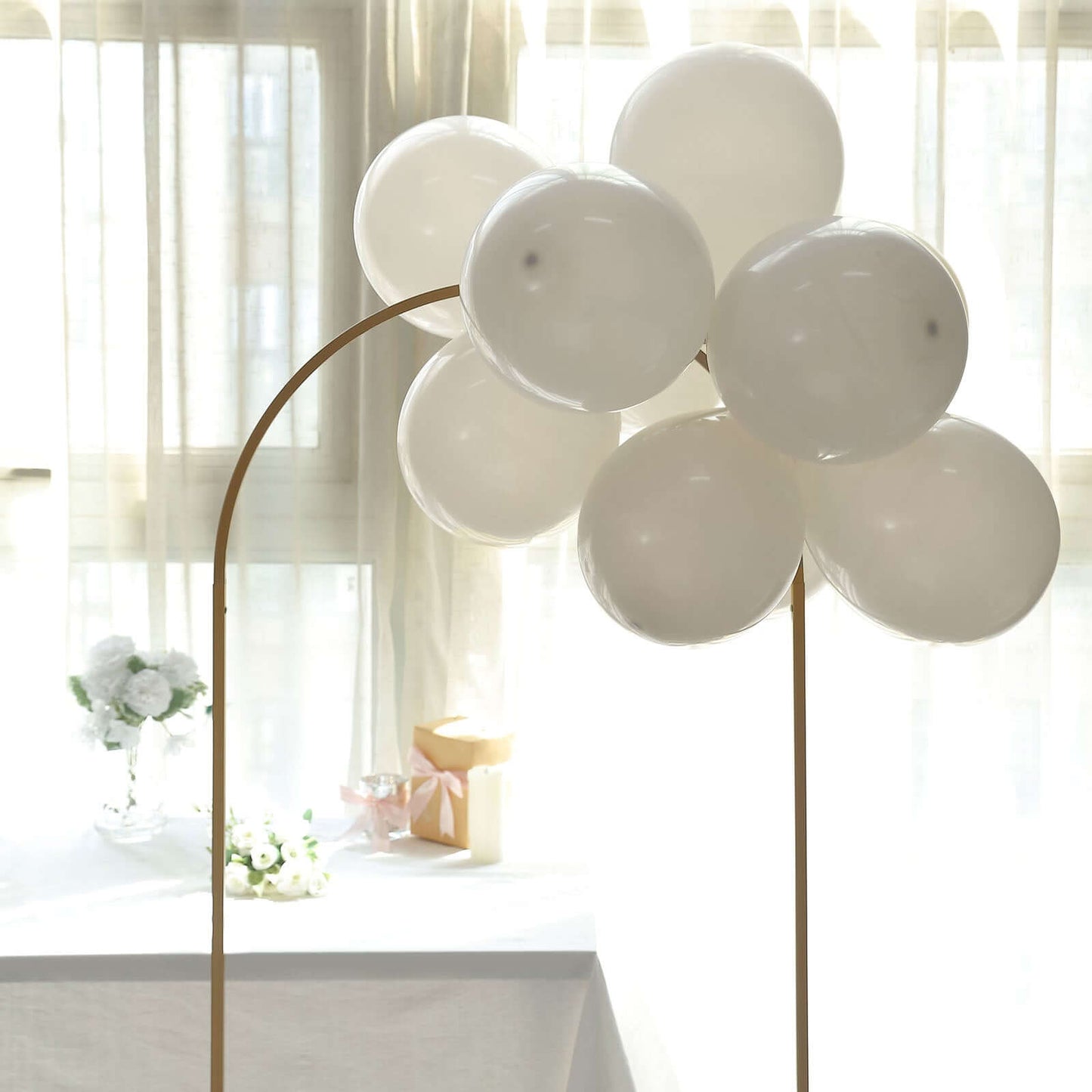 25 Pack 12" Matte Pastel Beige Helium Air Latex Party Balloons