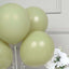 25 Pack 12" Matte Pastel Olive Green Helium Air Latex Party Balloons