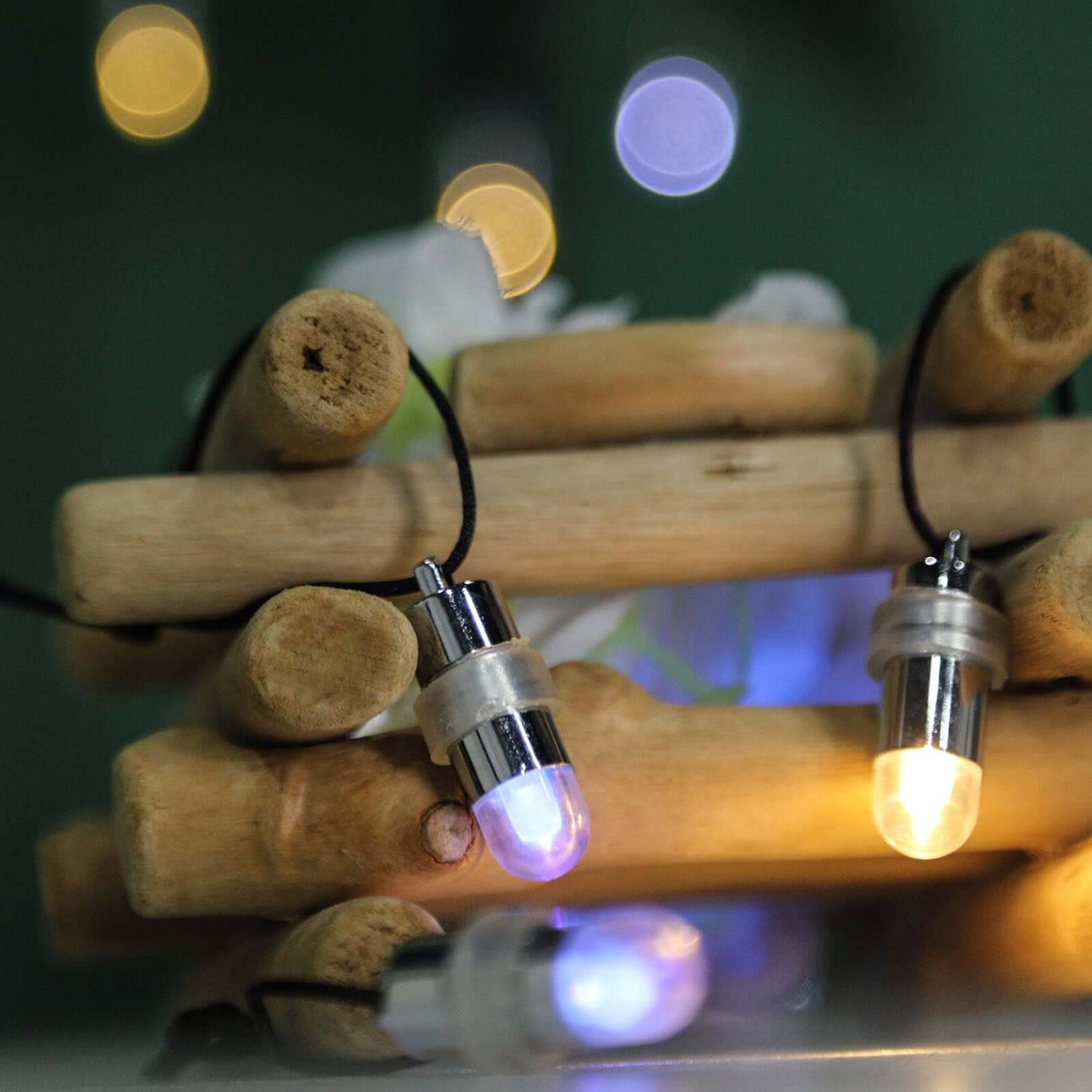 12-Pack Balloon Lights Bullet Design White - Waterproof LED Centerpiece Filler Lights