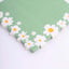 20-Pack Paper Beverage Napkins with Daisy Flower Design Sage Green - 2 Ply Soft 18GSM Floral Wedding Napkins 6.5"x6.5"