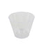 25-Pack Plastic Party Cups Clear Crystal - Stylish Short Disposable Glasses 9oz
