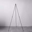 65" Black Metal Sign Holder Easel Stand, Collapsible Tripod Stand