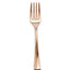 24-Pack Plastic Mini Dessert Forks Rose Gold 4"
