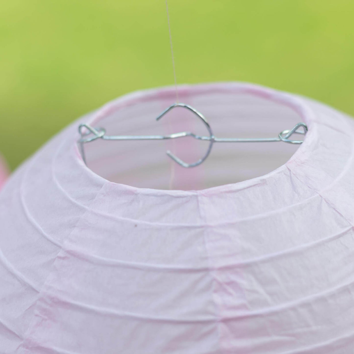 Set of 8 Mixed Blush Gold Hanging Paper Lanterns, Decorative Round Chinese Sky Lanterns, Assorted Sizes - 6",8",10",14"