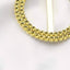 20 Pack Diamond Round Chair Sash Band Buckle Pins Gold - Timeless Rhinestone Napkin Rings for Weddings & Gatherings 2.5"