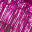 8ft Fuchsia Metallic Tinsel Foil Fringe Doorway Curtain Party Backdrop