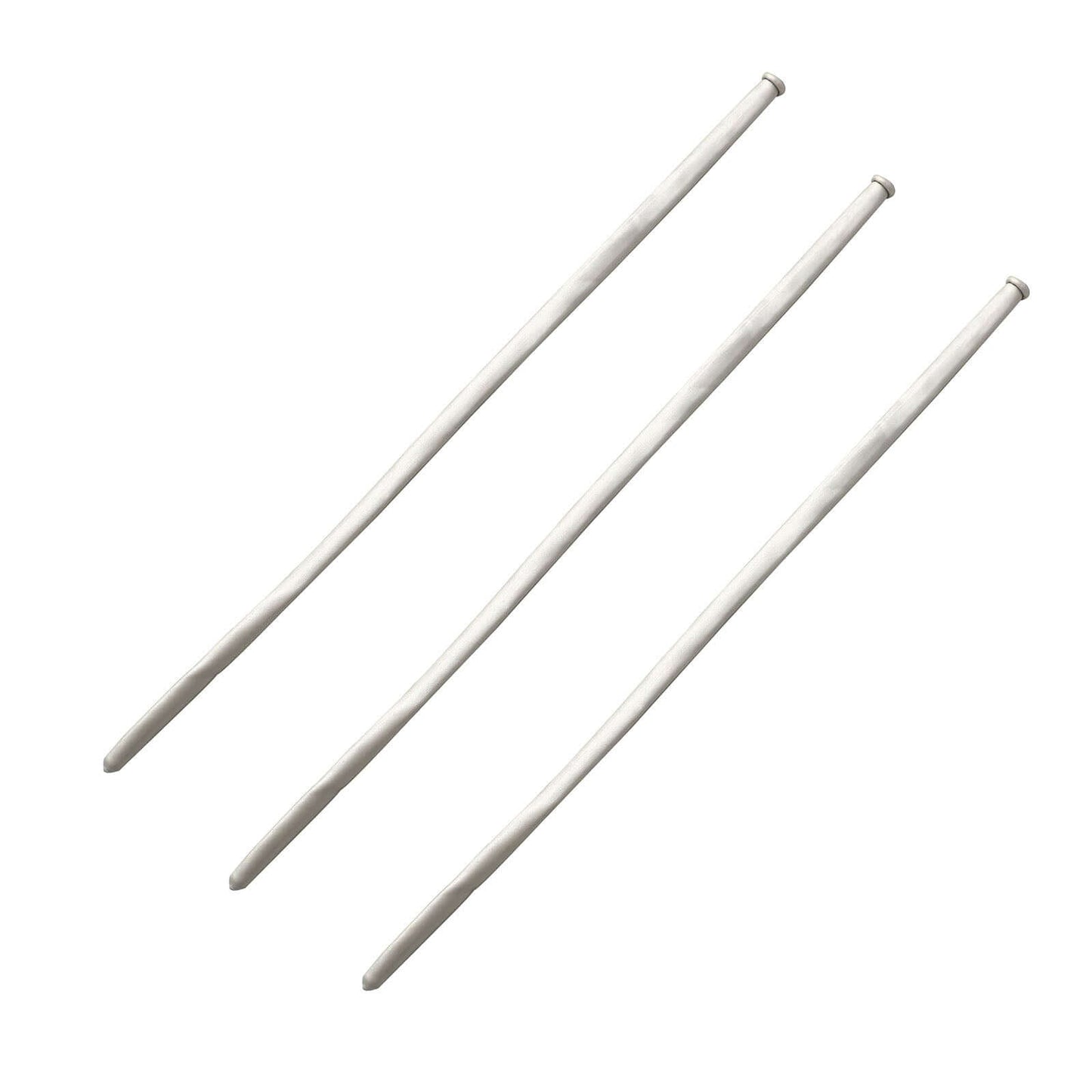 50 Pack Assorted Metallic Silver Long Latex Balloons For Twisting Magic, Animal Modelling Party Balloons