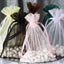 10 Pack 6"x9" Silver Organza Drawstring Wedding Party Favor Gift Bag