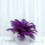 12 Pack 13"-15" Purple Natural Plume Real Ostrich Feathers, DIY Centerpiece Fillers