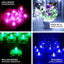 12-Pack LED Lights Flower Design - Submersible Waterproof Warm White Battery Operated