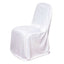 Scuba Stretch Chair Cover White for Banquet Chairs Slim Fit Design - Wrinkle Free and Durable Slipcover for Hotels, Parties & Ceremonies