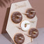 Wooden Hexagon Donut Wall Stand - Space Saving Detachable Rustic Chic Doughnut Pegboard Dessert Display Pretzel Bagel Holder 13"
