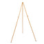 65" Heavy Duty Gold Metal Easel Stand - Portable and Adjustable Tripod for Wedding Signs, Posters, and Art