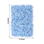 11 Sq ft. Light Blue UV Protected Hydrangea Flower Wall Mat Backdrop - 4 Artificial Panels