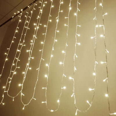 30ft Warm White 100 LED Connectable String Lights, 120V Fairy Lights
