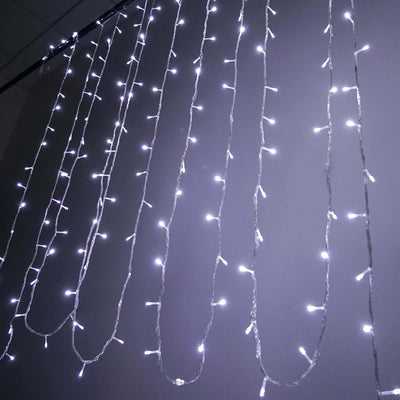 30ft Cool White 100 LED Connectable String Lights, 120V Fairy Lights
