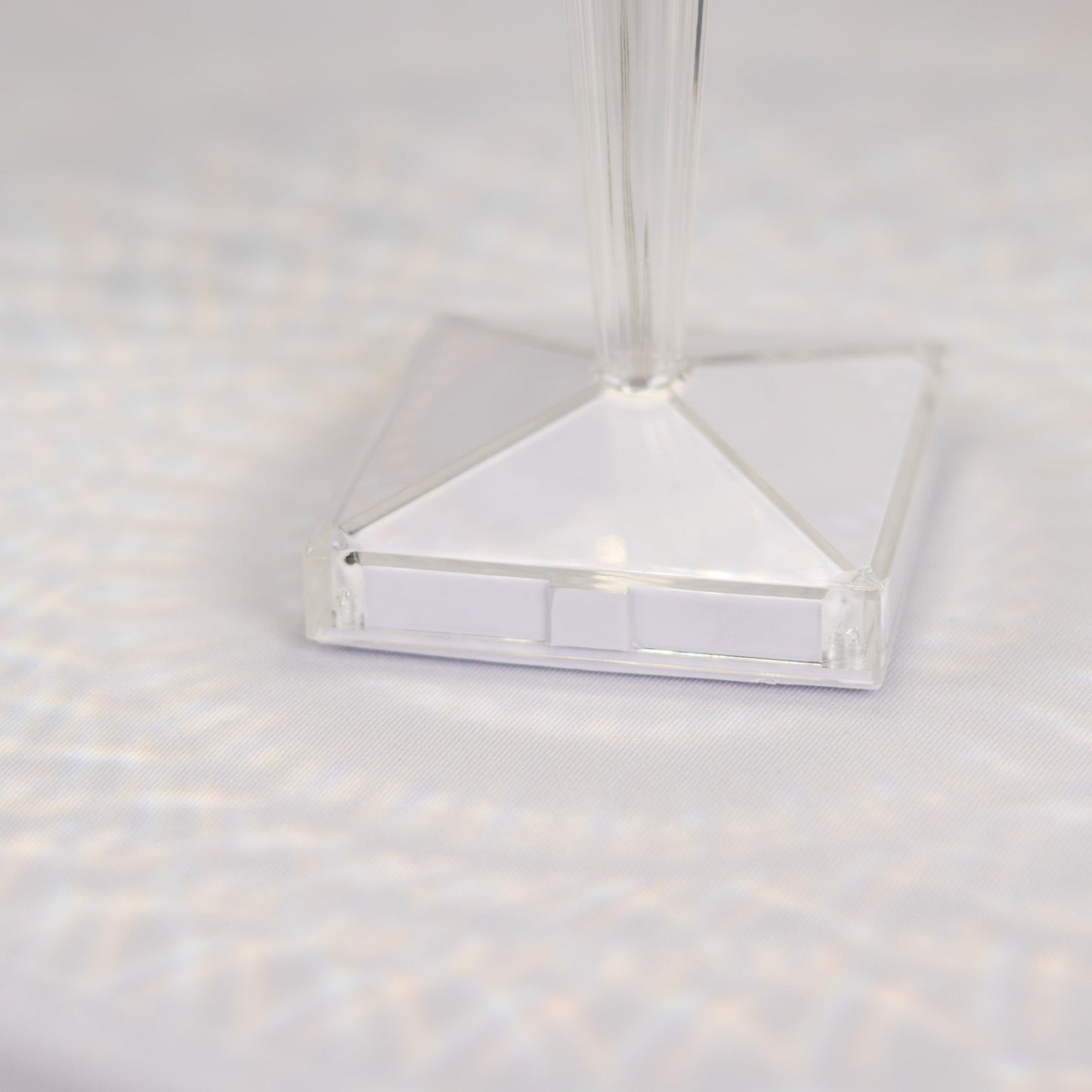 LED Acrylic Table Lamp Cup Shape Design Color Changing - Rechargeable Cordless Touch Control Accent Light 10"