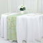 Polyester 9ft Table Runner Sage Green with Gold Foil Modern Geometric Accent