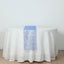 5 Pack Organza 12"x108" Table Runners Royal Blue - Gold Wave Design