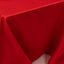 Lamour Satin 90"x132" Rectangle Tablecloth Red - Soft & Silk-Like Seamless Table Cover