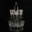 3-Tier Round Champagne Glass Holder Tower Clear Acrylic + 1 Bottle for Professional & Home Use 21"
