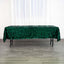 Sequin 60"x102" Rectangle Tablecloth Hunter Emerald Green - Big Payette Design for Modern Gatherings