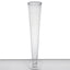 4-Pack Glass Trumpet Vases Clear - Durable Design for Chic Event Displays 28"