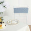 5 Pack Stretch Spandex Chair Sashes Dusty Blue - Fitted Finish Two Ply Heavy Duty Chair Bands 5"x12"