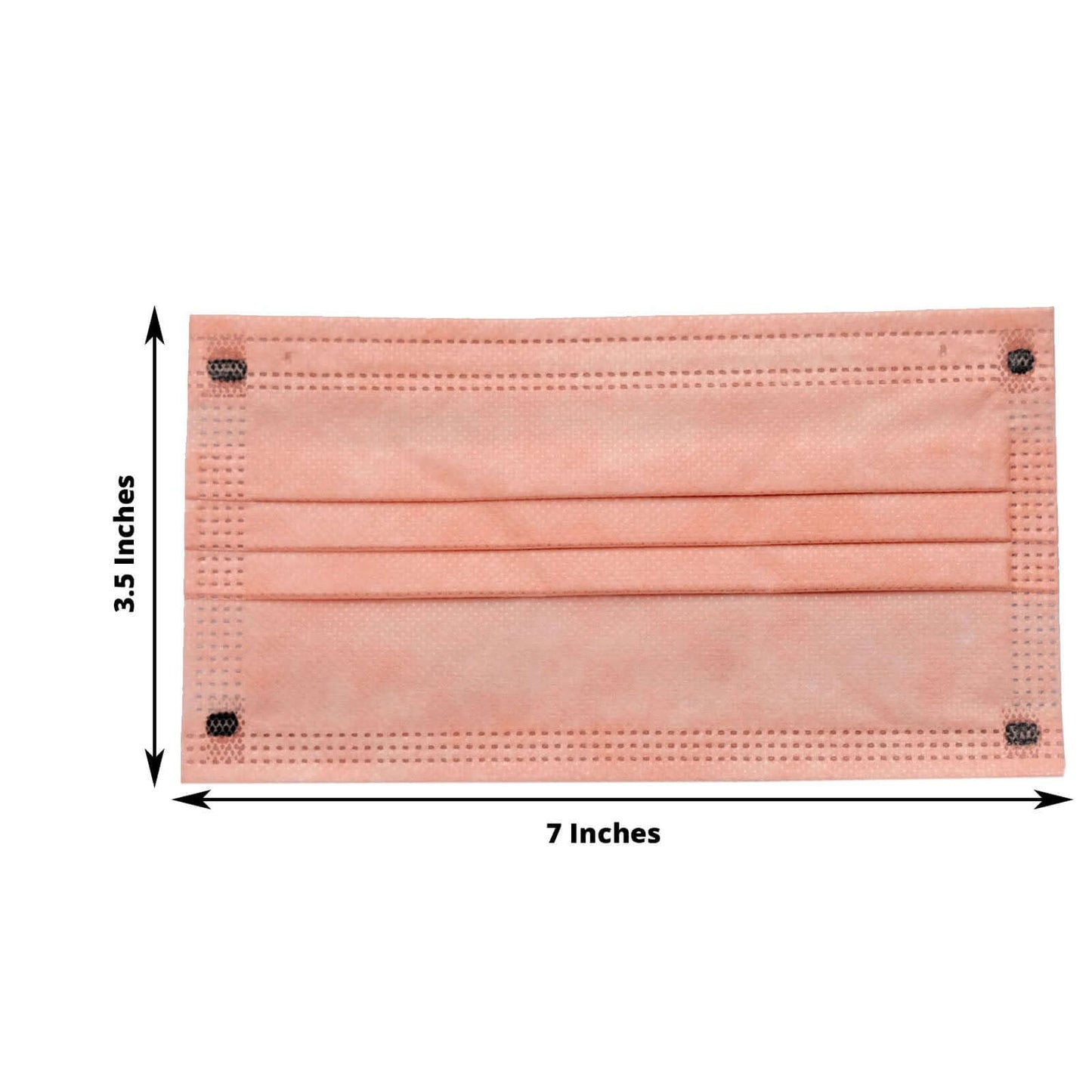 10 Pack 3 Ply Coral Disposable Face Mask Non Woven Mask with Ear Loop - Clearance SALE