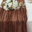 Gauze Cheesecloth 10ft Table Runner Cinnamon Brown - Rustic Boho Style