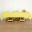 Polyester 60"x102" Rectangle Tablecloth Yellow - Durable and Stylish Table Cover