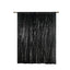 2 Pack Black Sequin Curtains With Rod Pocket Window Treatment Panels - 52"x84â€
