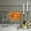 Table Lamp Feather Design Natural LED Battery Operated - Cordless Wedding Centerpiece 15"